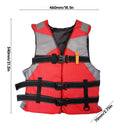 Adults Floating Jacket Lightweight Life Vest for Fishing Swimming (Red) Newly
