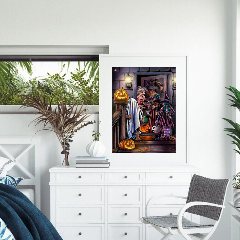 DIY Oil Paint by Numbers Children Candy Hand Painted Acrylic Drawing Home Decor