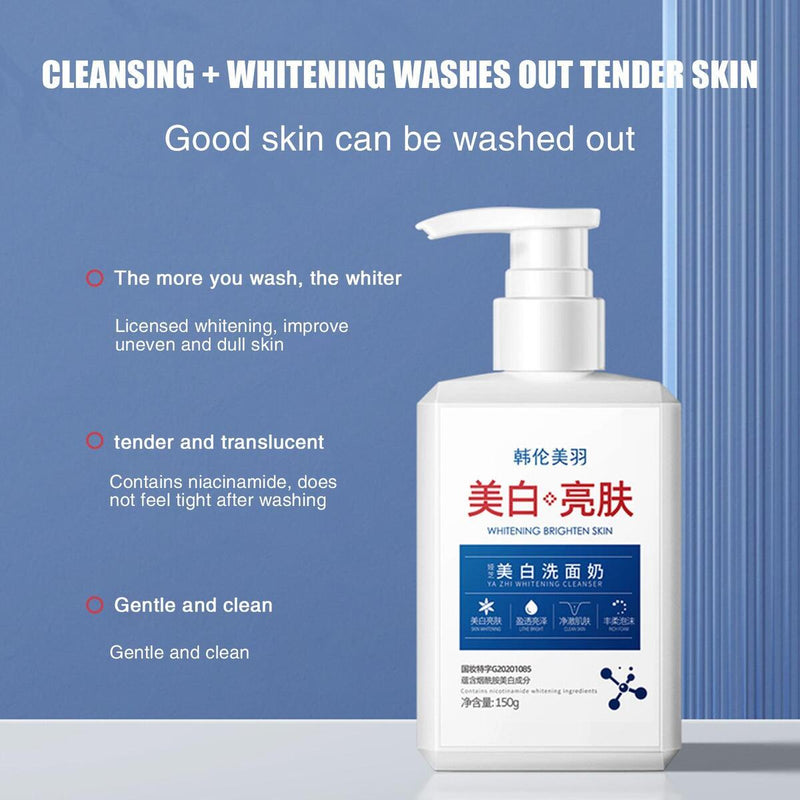 Facial Cleanser Foam Face Wash Whitening Gentle Cleansing Skin Clean Beauty`