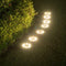 LED Solar Power Ground Lights Floor Decking Outdoor Garden Yard Lawn Path Lamp