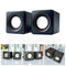 2x Portable Computer Speakers USB Powered Desktop Mini PC Laptop N2M6 M4D4