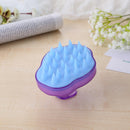Multi-function Scalp Body Massage Brush Shampoo Shower Comb Brush (Purple) Newly
