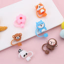 Proof Silicone Straw Plug Cup Accessories Drinking Dust Cap Cartoon Plugs Cover