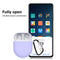 For Redmi AirDots 3 Pro Silicone Protective Case Cover w/ Keychain (Purple)
