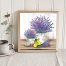 5D Diamond Painting Lavender Bouquet Full Round Drill DIY Mosaic Home Decorat