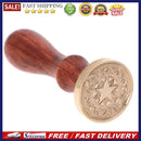 Retro Wax Seal Stamp Magic Array Wood Seal DIY Envelope Decorative (B)