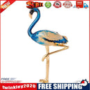 Exotic Colorful Bird Brooch Jewelry Women Banquet Dress Pin Buckle(Blue)