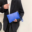 Women Clutch Handbags Envelope Long Wallet Solid Color Lady Party Evening Purse