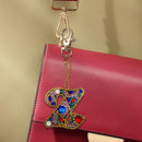 DIY Key Chain Diamond Painting Letters Women Bag Keyring Pendant Gift (Z) Newly