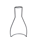 Nordic Retro Iron Line Flower Vase Metal Plant Holder Flowerpot Decor (A)