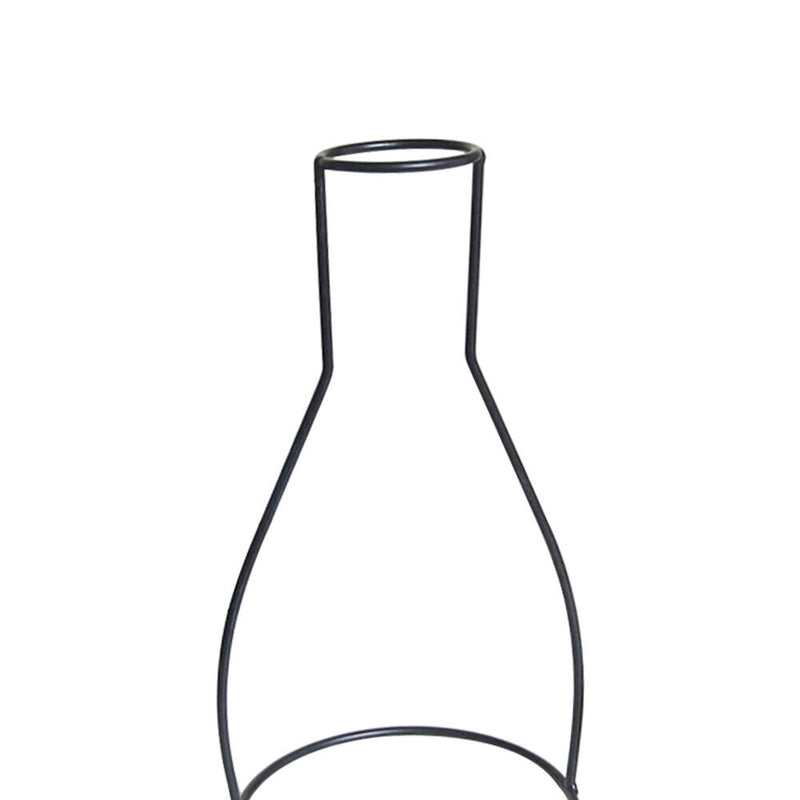 Nordic Retro Iron Line Flower Vase Metal Plant Holder Flowerpot Decor (A)