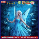 5D DIY Diamond Painting Fairy Full Round Drill Mosaic Art Picture Home Decor