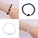 Jewelry Yin Yang Paired Fashion Best Friends Beaded Tai Chi Couple Bracelets