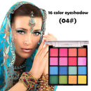 16 Colors Eye Shadow Palette Matte Eye Shadow Powder Nude Makeup Beauty (4