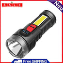 XPG+COB Rechargeable Torch Warning Lantern for Outdoor Camping Hiking Fishing