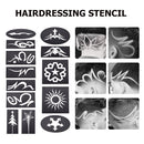 20x Fashion Hair Tattoo Template Stencil for DIY Hairdressing Styling Trimmer