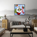 Cat 5D DIY Full Round Drill Diamond Painting Rhinestone Animal Canvas Pictures