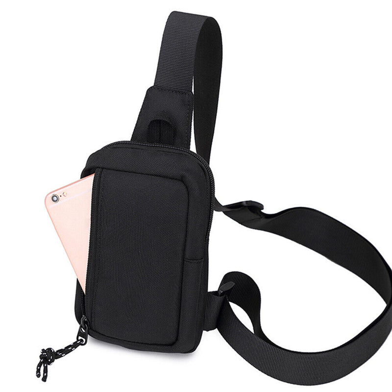 Men Chest Bag Oxford Waterproof Male Bicycle Phone Purse Sports Outdoor for Male