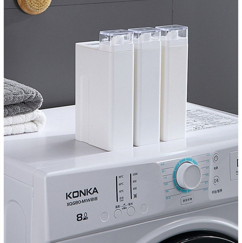 White Shampoo Dispenser Laundry Detergent Bottle Shower Gel Bottles Empty