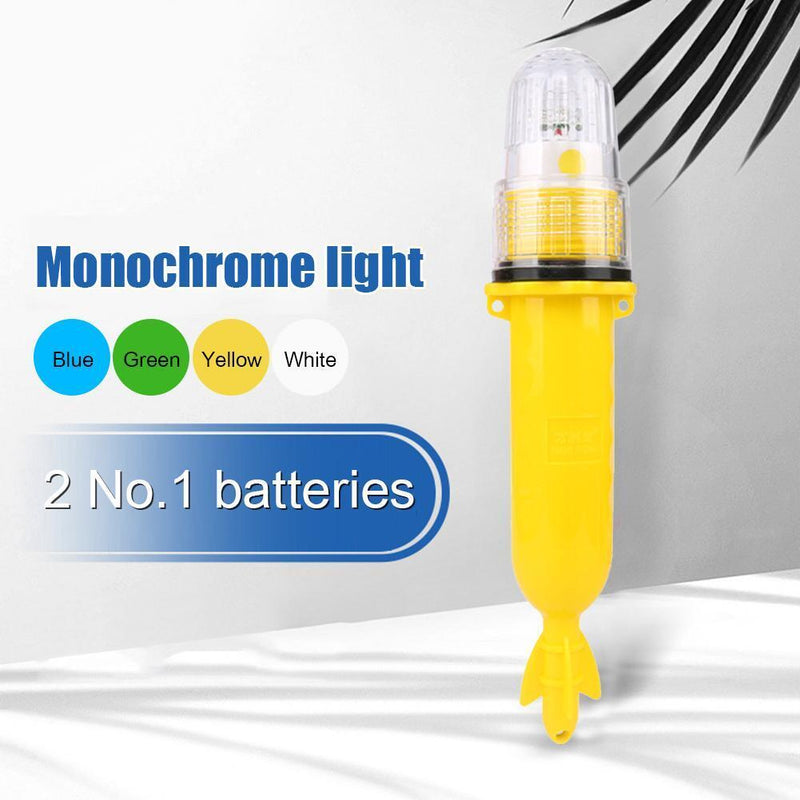 Fishing LED Float Marine Net Signal Light Waterproof Warning Lamp (Yellow)