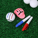 Golf Ball Line Liner Marker Pen Alignment Marks Tool Training Aids (Pink) Newly