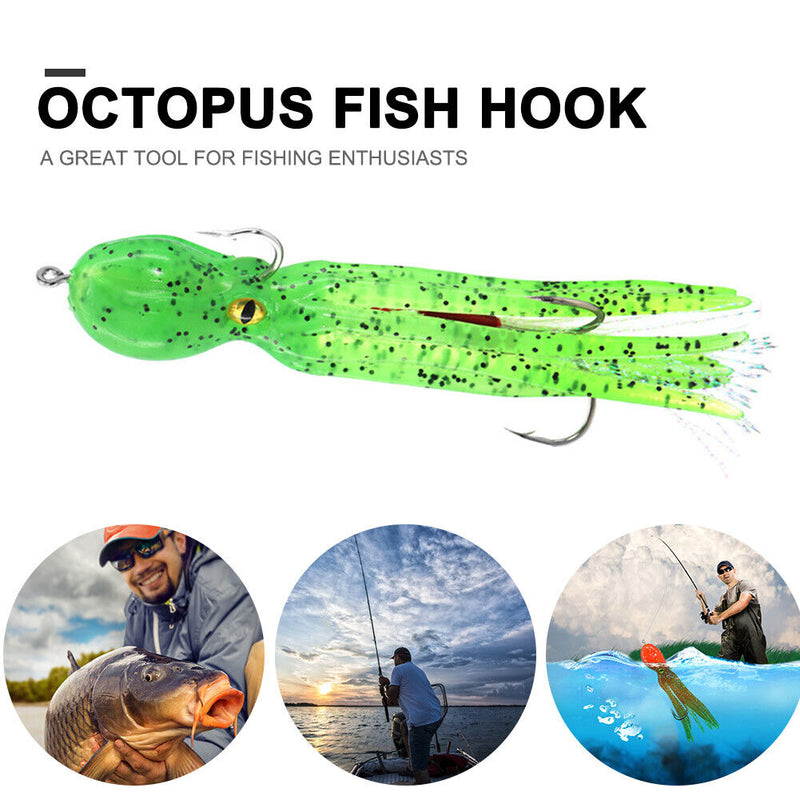 11cm 22g Octopus Swimbait Soft Fishing Lures with Hooks Artificial Wobbler Ba