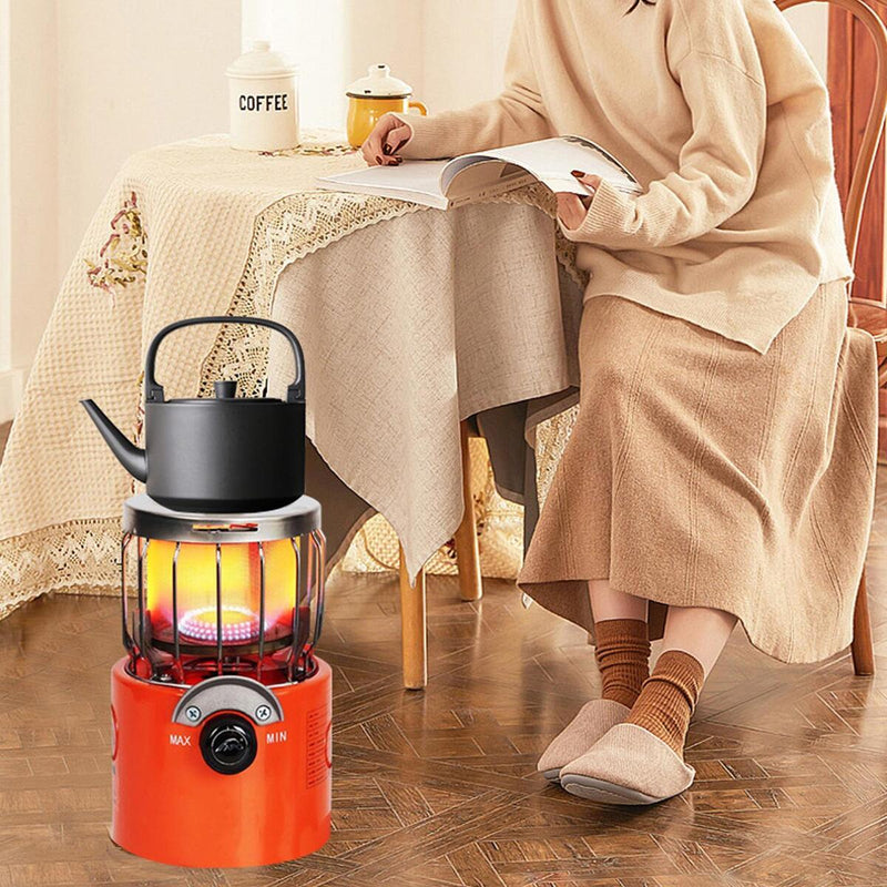 2000W Portable Mini Gas Heater Camping Stove Heating Cooker For Cooking~