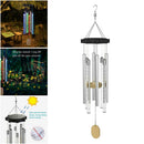 Decoration Colorful Gradient Solar Wind Chime Light Rotating Garden Chandelier