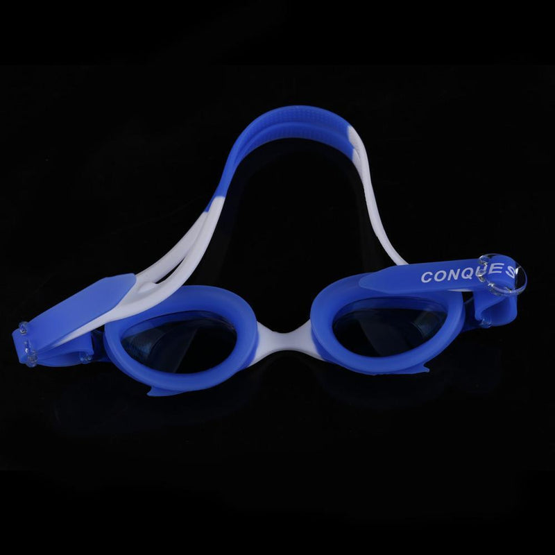 Children Swimming Goggles Anti-fog PC Lens Waterproof Silicon Blue
