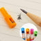 Mechanical Pencil 2.0 Mm Lead Refill Automatic Random Sharpener Writing D6V6