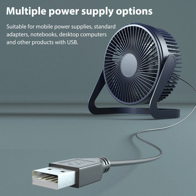 Desktop Fan Adjustable Quiet Cooling Small Office Home Bedroom Convenient Fan