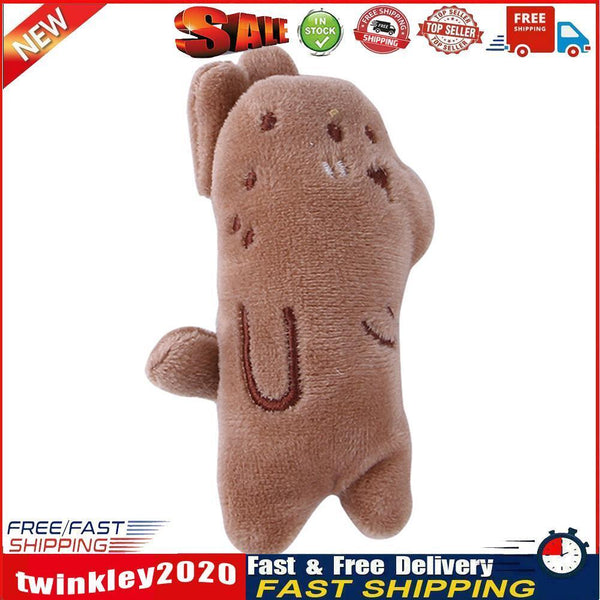 Plush Dog Toys Animal Cats Chew Bite Pet Sound Interactive Toys (Squirrel) Newly