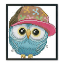 Needlework Kit 14CT Stamped Handmade Colorful Animal DIY Bedroom Cross Stitch