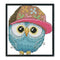 Needlework Kit 14CT Stamped Handmade Colorful Animal DIY Bedroom Cross Stitch