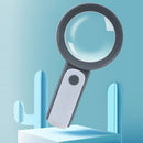 30X LED Magnifying Glass Handheld Lighted Magnifier Glass Lens Jewelry Magn