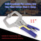 Multi-functional Flat Locking Grip Vise ?Pliers Carbon Steel C Clamp (11in)