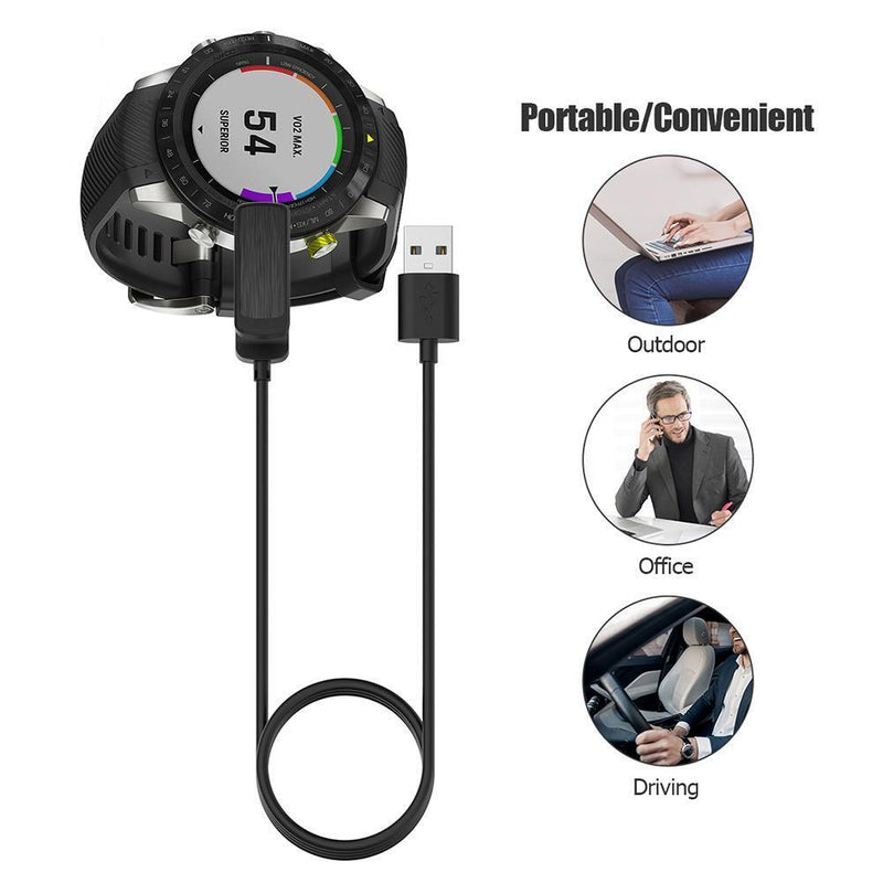 Charger Cradle Dock for Garmin MARQ Series Smartwatch Charging Data Cable Wire