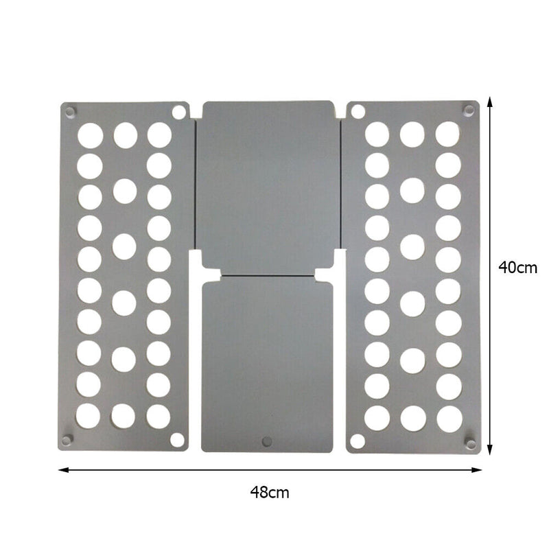 Laundry Folding Board Kids Adjustable Clothes Holder Organzier(Grey) Newly