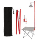 Folding Aluminum Alloy Lantern Mast Stand Removable Lantern Holder