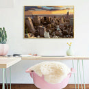 DIY Digital Oil Painting Kit Coded Picture City Scape Acrylic Paint by Numbers