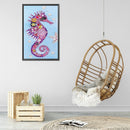 5D Diamond Painting Kit DIY Hippocampus Partial Special Shape Drill (KA353)