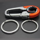 Keychain Key Ring Hook Outdoor Steel Buckle Carabiner Climbing St Top hot.