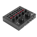 V8 Audio External USB Headset Microphone K Song Stereo Live Broadcast Sound Card