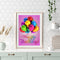 40x50cm Oil Paint By Numbers Birthday Balloon Frameless Picture DIY Painting