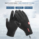 Unisex Waterproof Winter Outdoor Sports Thermal Full Finger Zipper Fleece Gloves