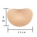 1 Pair Women Bikini Push Up Silicone Sponge Bra Pad Breathable Chest Pad