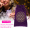Constellation Star Moon Tarot Game Card Storage Bag (Purple Flower of Life)
