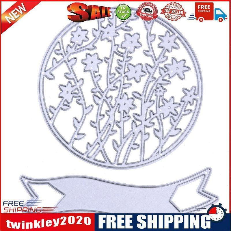 2pcs Carbon Steel Grass Cutting Dies Stencils DIY Scrapbooking Decor Gift-1