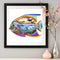 5D DIY Full Round Diamond Painting Color Fish Handmade Embroidery Kits for Gifts