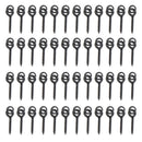 40pcs Fishing Hook Sleeves Stop Beads Screws Peg Soft Anti-Tangle Tube Accessory
